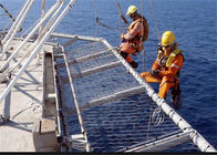 Stainless Steel Helideck Safety Net , Heliport Perimeter Net 1.5m Width