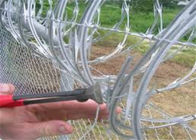 Safety Fencing Anti Rust BTO 22 Razor Wire , Galvanized Concertina Barbed Wire