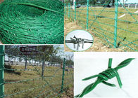 Green Pvc Coated Steel Barbed Wire ，Double Strand Twisted Steel Wire For Farm Use