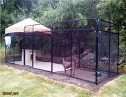 1.5m High Safe Use Sports Black Ground Install Expanded Wire Mesh