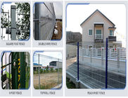 Standard Square Hole Welded Wire Mesh Fence Panels Strong Welded Point