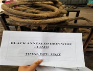BWG16 Wire Thickness Black Annealed Steel Wire 25kg In Roll Weight For Construction