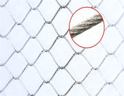 OEM 7 * 7 Woven Stainless Steel Wire Rope Mesh For Global Decoration And Protection