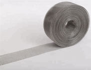 Standard Square Aperture 0.914m Width In Roll Stainless Steel Woven Wire Mesh
