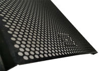 Black Steel Speaker Grill 0.3mm Custom Perforated Metal Panels