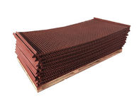 Red Color Painting Stone Vibrating Screen 1.5mm Crimped Mesh