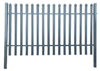 2.1m Galvanized High Security W Section Palisade Fencing