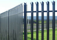 W Section Black European Type Palisade Wire Mesh Fence
