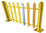 2.75m Height Yellow Powder Coated Odm Metal Palisade Fencing