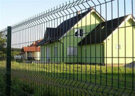 Oem Customized 1.8m 2.0m Height Green Plastic Coated Fencing