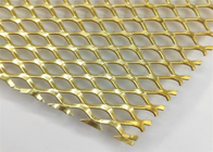 550mm Brass Diamond Expanded Metal Sheet Painting