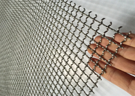 28mm Hole Size Crimped Wire Mesh Flat Surface Woven