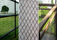 2.5m Galvanized Crimped Wire Mesh Park Safety Fence Use