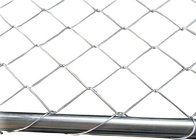 Width 8 Foot Chain Link Fence 2.5mm Galvanized Wire