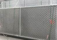 Portable 5.5mm Temporary Chain Link Fence Hot Dipped Galvanized