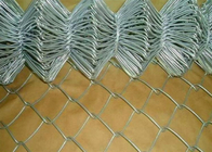 3mm Thickness Galvanized Steel Chain Link Fence 6 Foot For Workshop Isolation