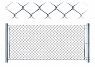 60*60mm Hole Galvanized Steel Chain Link Fence Diamond Wire Mesh 7 Ft