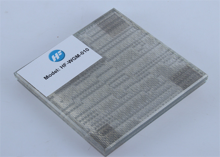 8mm Thickness Mesh Laminated Glass Uv Resistant Metal Wire For Partitions