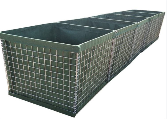 Military 4mm Wire Thick Hesco Bastion Hot Dipped Galvanized Welded Gabion Box