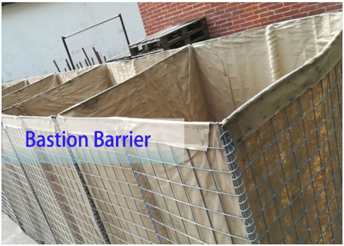 Mil 1 / 9 Cells Safety Military Bastion Barrier For Sand Container Wall