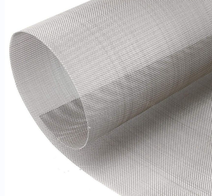 Smooth Stainless Woven Wire Mesh Plain Weave Or Custom