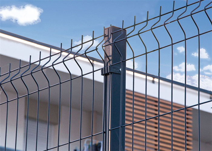 3d Wire Mesh Security Fencing Welded Black 4mm