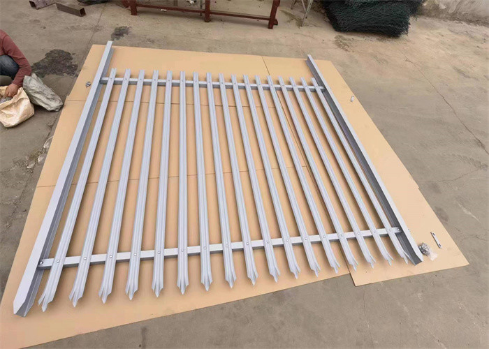 Europe Market High Security Palisade Fence 2mm Thickness Powder Coating
