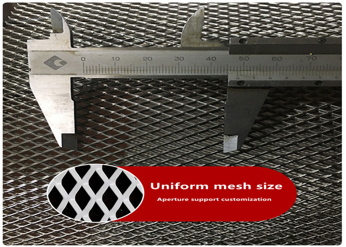 Customized Diamond Mesh Metal Sheet With Hole Tolerance /-0.05mm