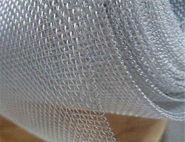 150mircon flat surface Silver color Stainless Steel Woven Wire Mesh