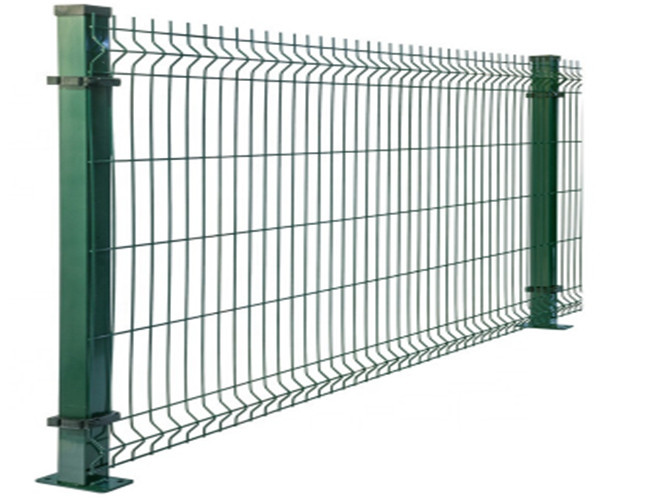 6ft Height 8ft Length Metal Wire Mesh Fence Green Color For Airport Install Application