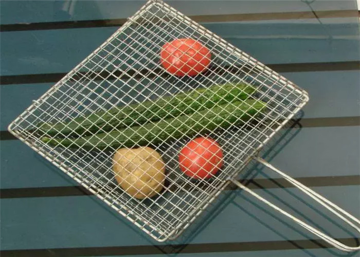 Ss304 200*200mm Crimped Wire Mesh Tray