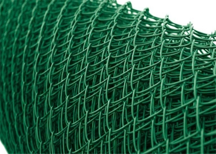 Safety Barrier 2x15m 2.5mm Green Vinyl Coated Chain Link Fence