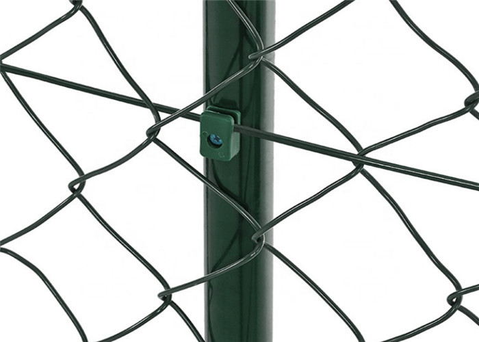 9 Gauge 8ft 50x50 Iron Chain Link Fence Free Sample