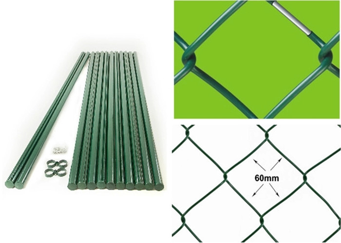 2.5mm 2 Inch 8ft Height Diamond Chain Link Fencing
