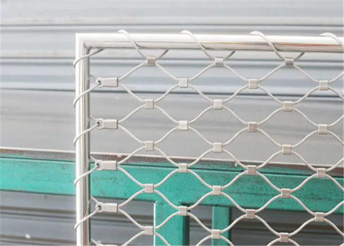316 2.5mm Stainless Steel Wire Rope Mesh For Helideck Netting