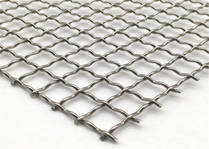 High Strength Steel Pre Crimped Mesh Woven Wire 3mm Thick