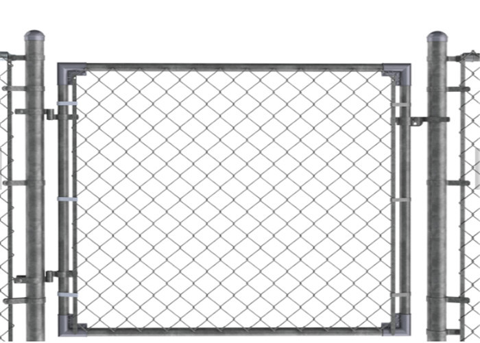 3.5mm Wire Thick Diamond Chain Link Fencing With Frame