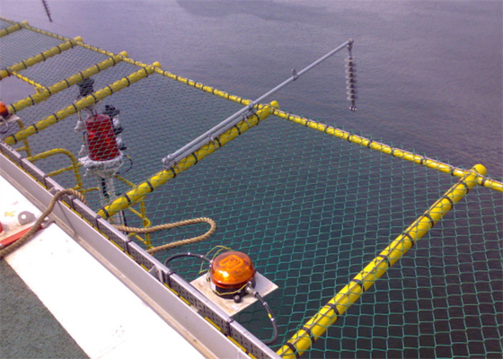 Frame Woven Helideck Perimeter Safety Net For Helicopter Platform