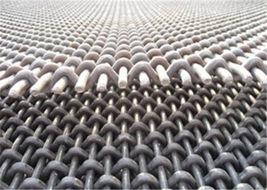 65Mn High Carbon Steel Crimped Wire Mesh Screen Anti Rust For Mine Machine